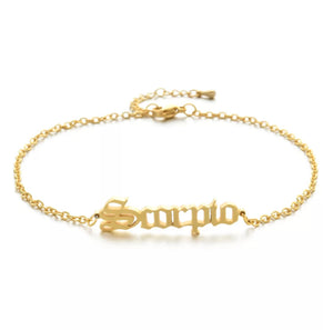 Zodiac Anklets